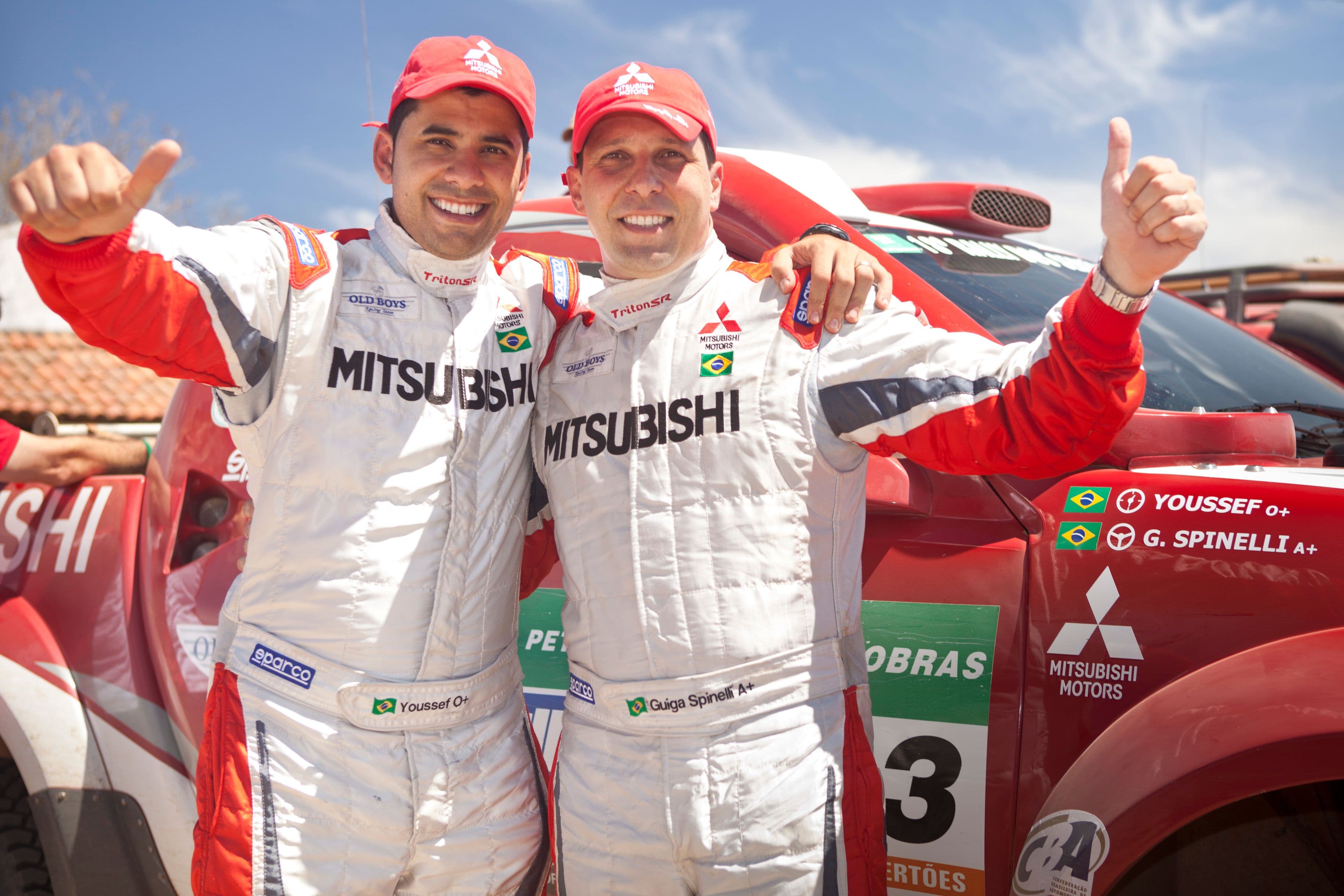 Sertões: Equipe Mitsubishi Spinelli Racing muda navegador e reedita dupla tricampeã com Guiga Spinelli e Youssef Haddad 