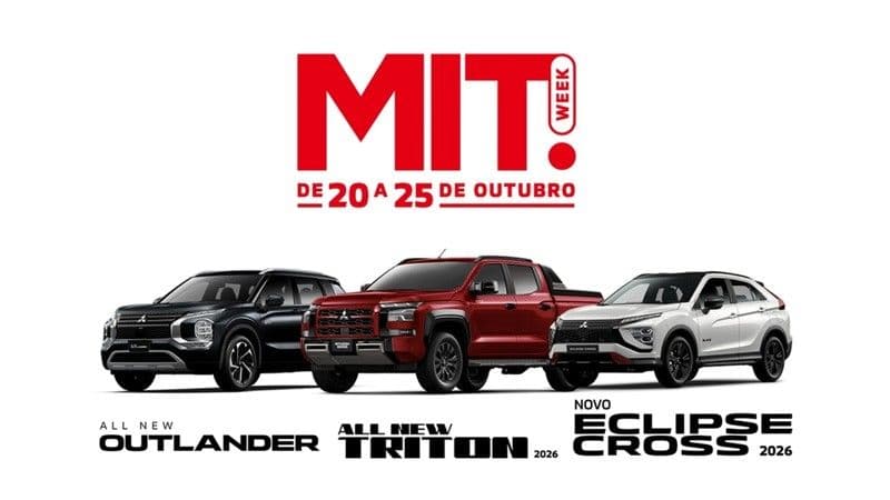 Mitsubishi Motors realiza nova edição do MIT Week   com ofertas especiais, taxa 0% de juros e seguro grátis 
