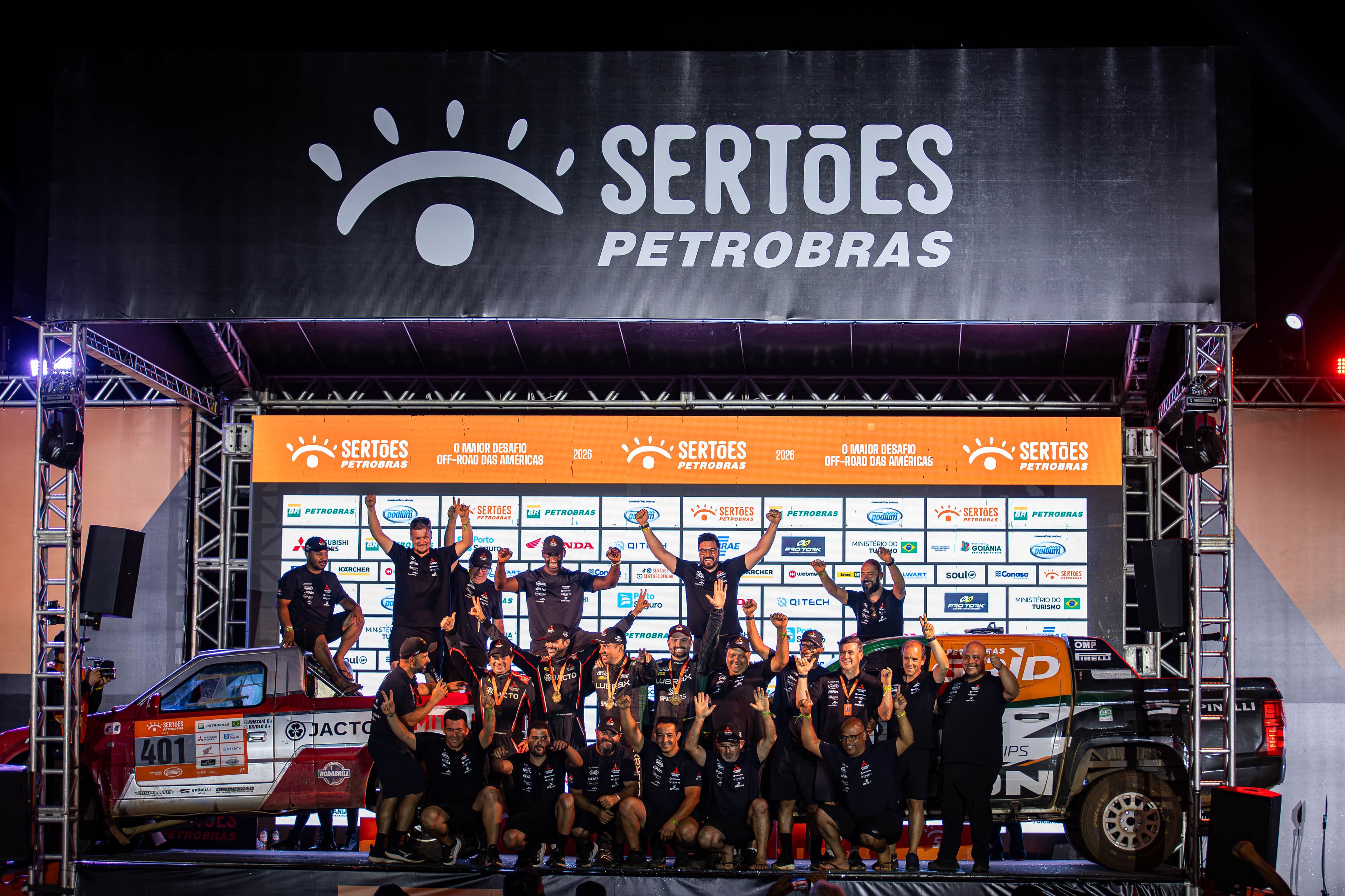 Mitsubishi Spinelli Racing encerra Sertões com título na Classic e vice-campeonato na Stock